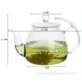 40.8oz Borosilicate Glass Thermal Teapot